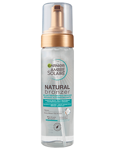 Garnier Natural Bronzer Selbstbräunungs-Mousse Frontansicht